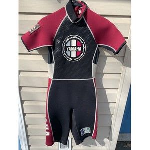 Yamaha Wave Runner Wet Suit Mens Medium Neoprene 2mm Body F.L. Stitched